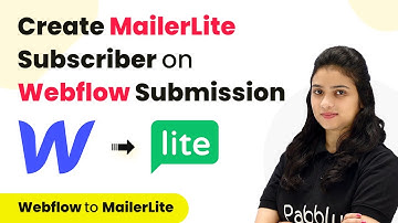 How to Create MailerLite Subscriber on Webflow Submission | Webflow MailerLite Classic Integration