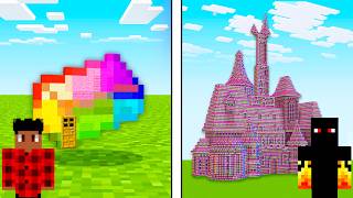 Castelo de Avaritia de NOOB vs PRO no MINECRAFT