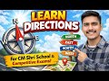 DIRECTION (General aptitude/Reasoning)for class5-12 Cm shri entrance and for all govt .exams prep)#1
