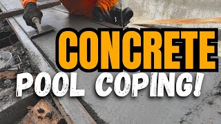 How To Install Concrete Pool Coping by Sierra Build Co. 799 views 10 months ago 9 minutes, 18 seconds