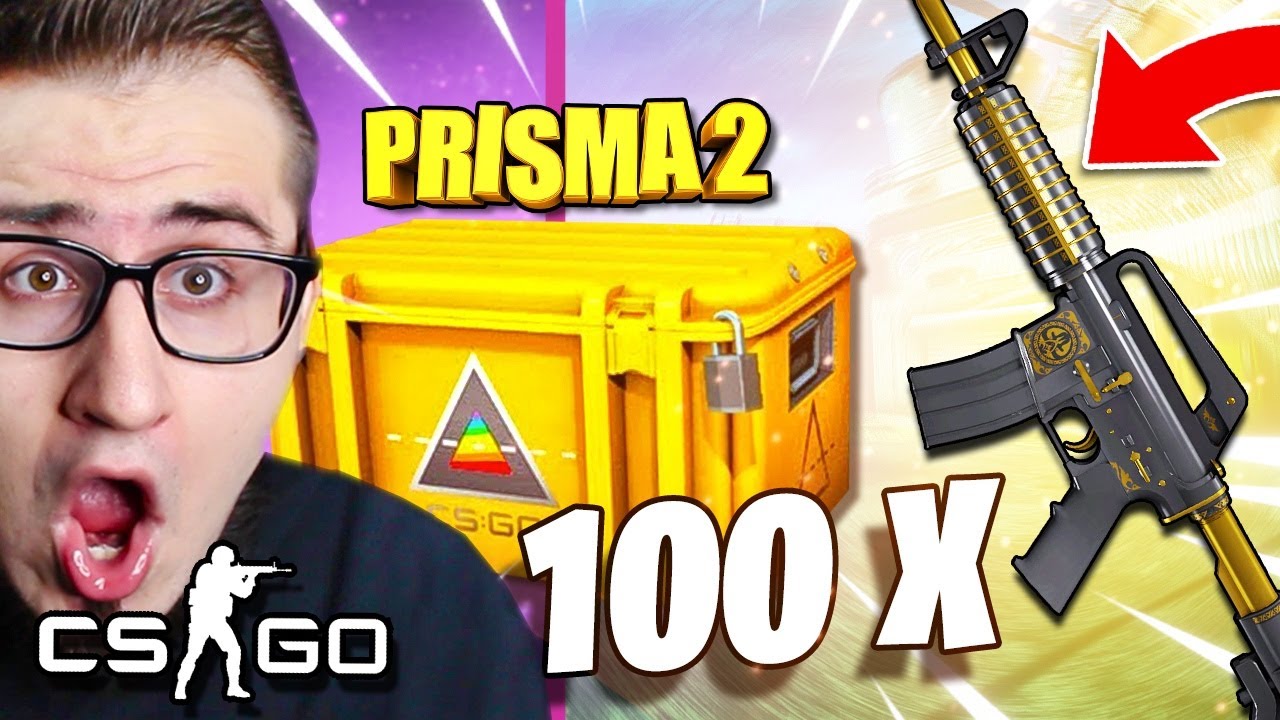 КРАФТ M4A1-S РЫЦАРЬ + 100 PRISMA 2 КЕЙСОВ В CS:GO - YouTube