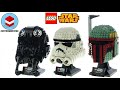 All Lego Star Wars Helmets 2020   Lego Speed Build Review