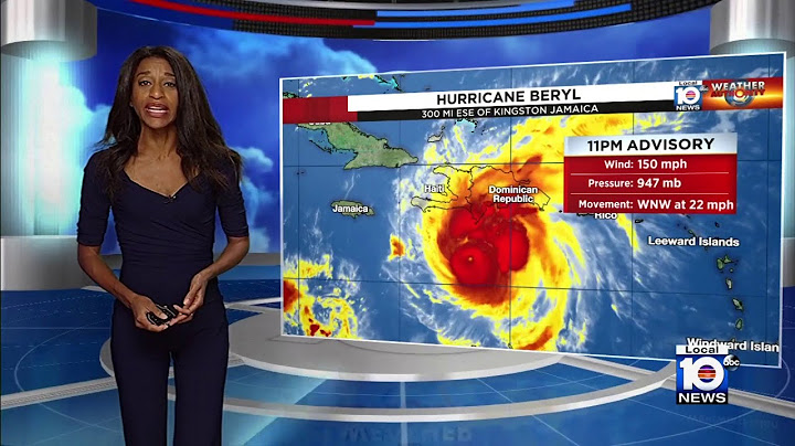 Hurricane Beryl 11 p.m. advisory update