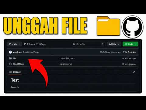 Cara MENGUPLOAD File ke GitHub | Menambahkan File & Folder ke Repository