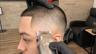 Satisfying Back to School Mid Drop Fade: Full Haircut