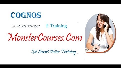 Cognos Framework Manager | Cognos Online Training | Cognos Videos