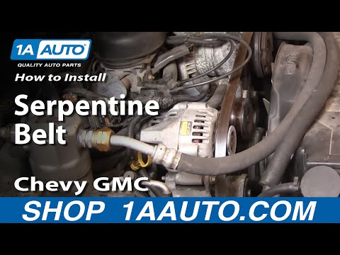 How to Replace Serpentine Belt 99-05 Chevy Blazer S10