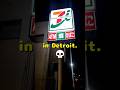 🌟🩳 Japanese 7-11? 💀 Detroit 7-11? #detroit #shorts | JAPAN STAR DOUGA