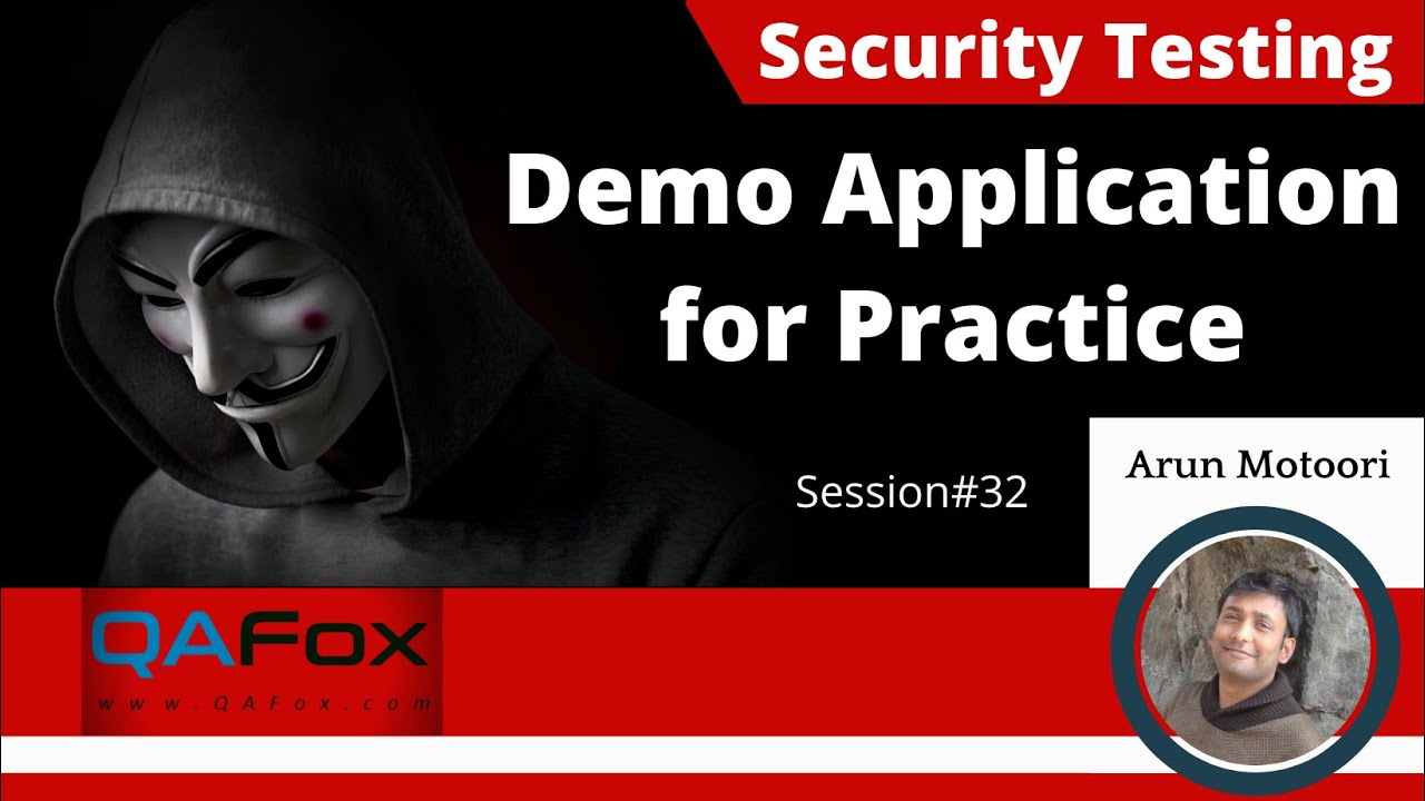 32. Security Testing - Demo Application for Practice - YouTube