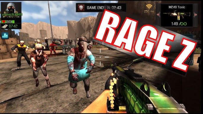 Novo Jogo de ZUMBI FPS - Rage Z gameplay no Android 2016 +