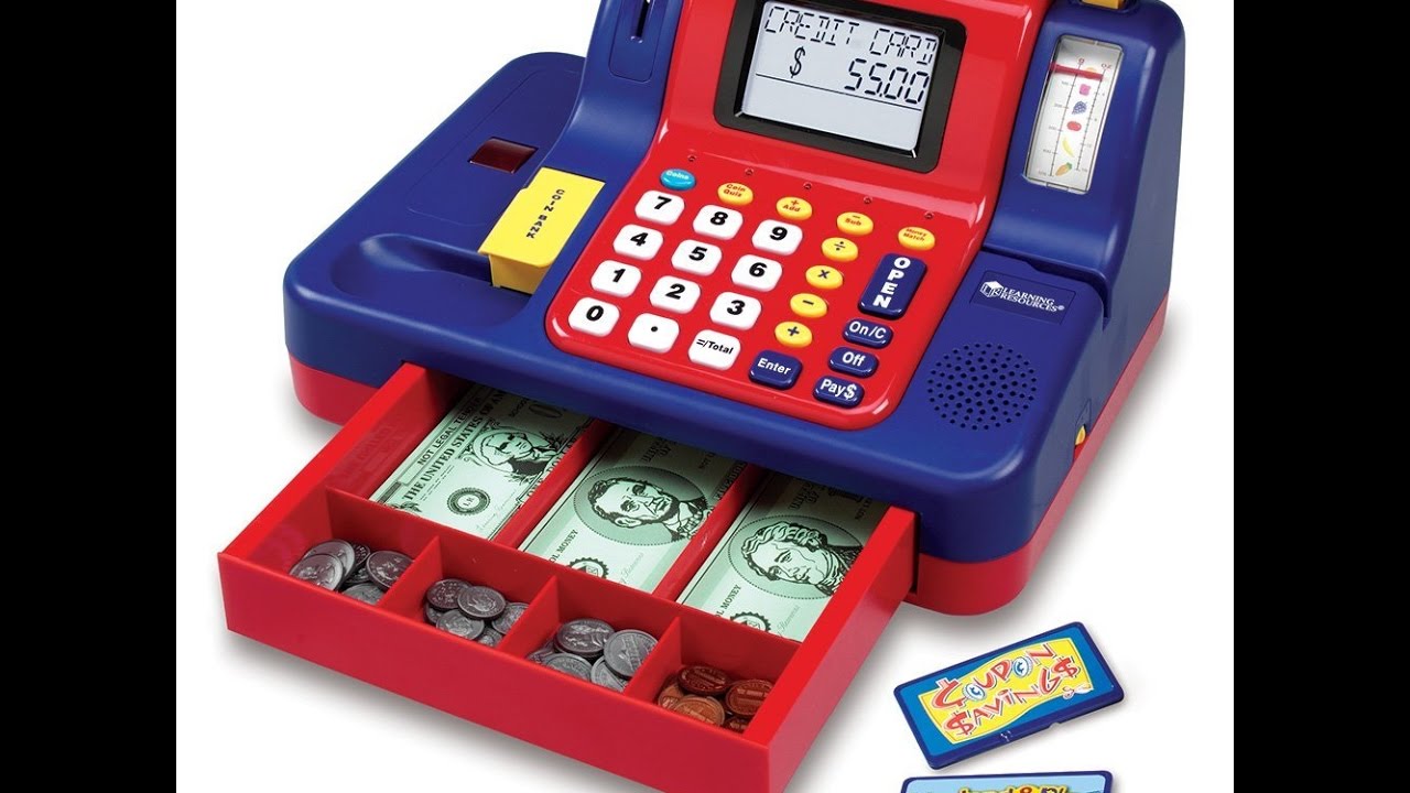 Review Learning Resources Pretend & Play Teaching Cash Register YouTube
