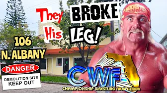 HULK HOGAN's Leg Was BROKE In THIS Abandoned Building! CWF