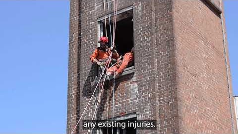 Rope rescue demonstration with our Technical Rescue Unit