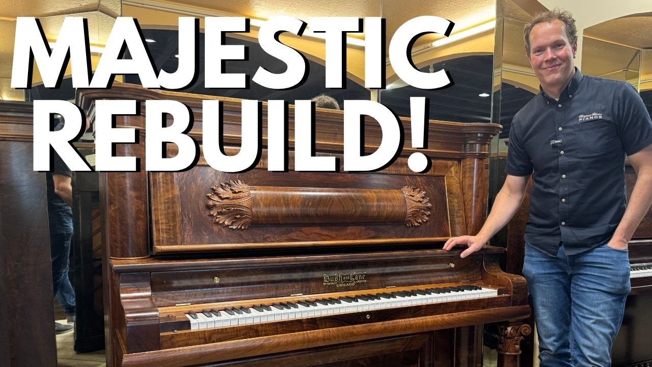 AFTER: Majestic Fully Rebuilt & Refinished 1901 Bush & Lane 58