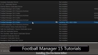 Football Manager 2015 Tutorials: Downloading & Installing TheEditor Football Manager 2015 Tutorials: Downloading & Installing TheEditor