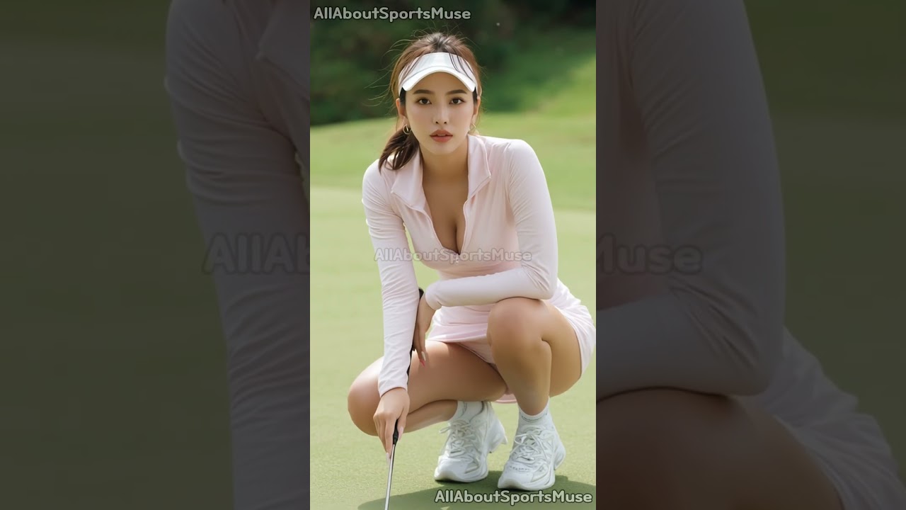 퍼팅 준비하는 골프여신 #골프 #골프여신 #퍼팅 #퍼팅잘하는법
