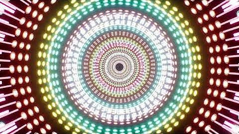 Abstract Colorful Dotted Light Circle Background