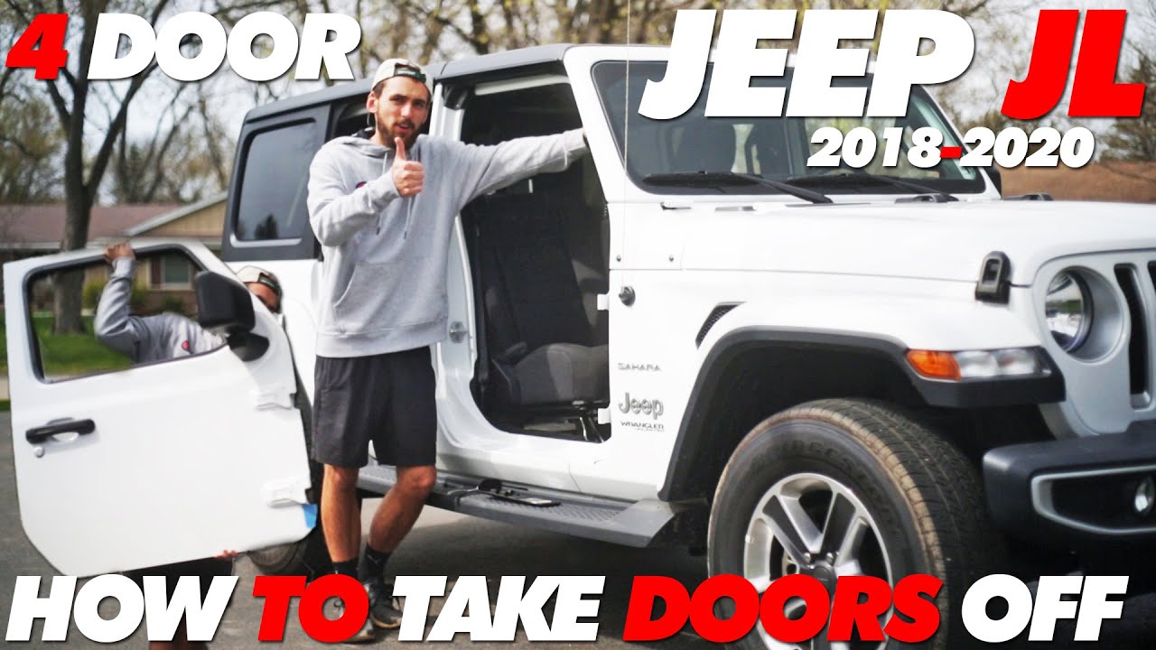How to Take Doors Off Jeep Wrangler JL (2018 2020+) - YouTube