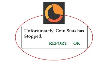 Unfortunately,CoinStats Has Stopped Error in Android - App Not Open Problem | AllTechapple