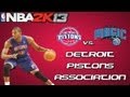 NBA 2K13 Association Mode Detroit Pistons Chandler Parons Debut Y1G44 EP7 
