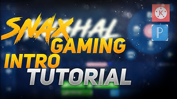 Make gaming intro like Snax gaming on Android phone || step by step tutorial || By KushaL