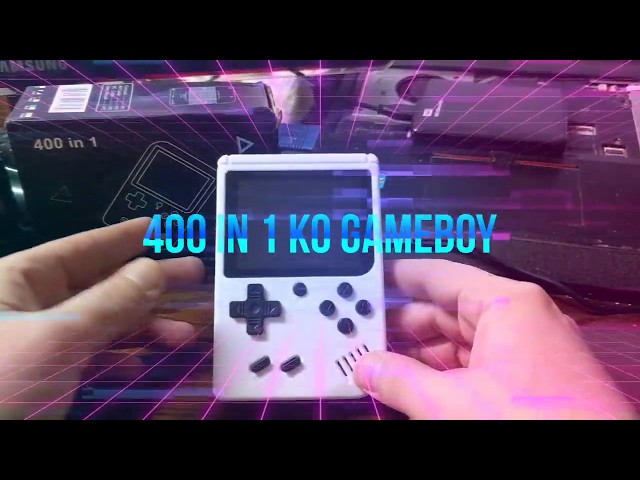 Mini Retro Handheld Game Console System 400 Games In 1 Built In