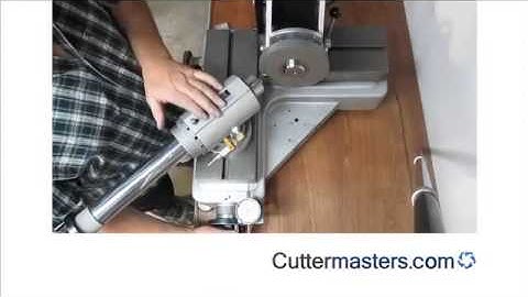 Sharpening a Router Bit with a CUTTERMASTER