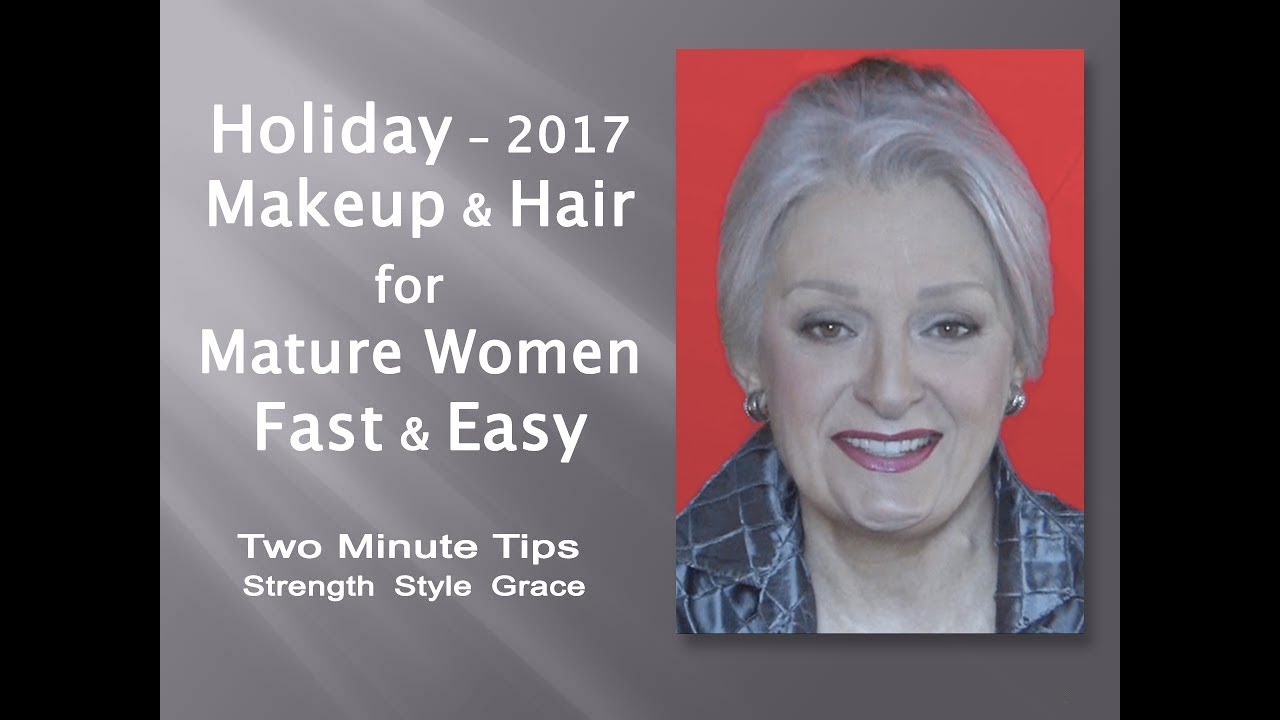 Holiday Makeup & Hair for Mature Women - Fast, Easy & Oh So Chic