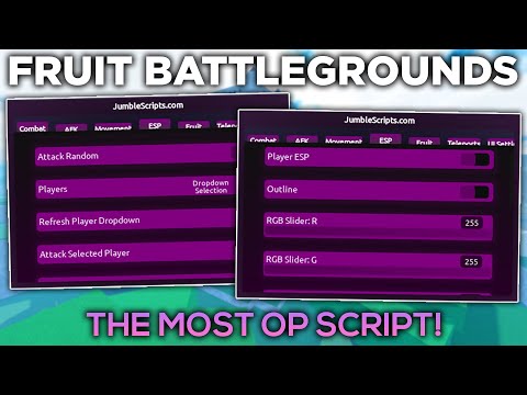 Fruit Battlegrounds Script OP!! [AUTO FARM, ESP + MORE] 