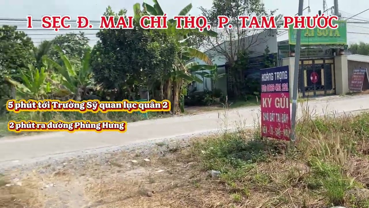 Lô đất 1 sẹc Đường Mai Chí Thọ, Phường Tam Phước, Tỉnh Đồng Nai