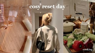 monthly reset: home haul, healthy cooking & getting cosy for autumn