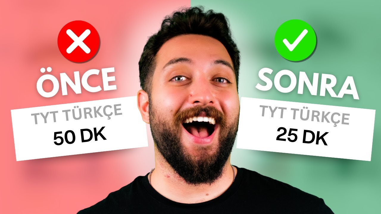 10 SANİYEDE Paragraf Sorusu Çözdüren Taktiğim 2 | 25 DAKİKADA TÜRKÇEYİ FULLE!