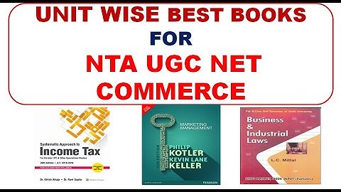 BEST BOOKS FOR NTA UGC NET COMMERCE EXAM
