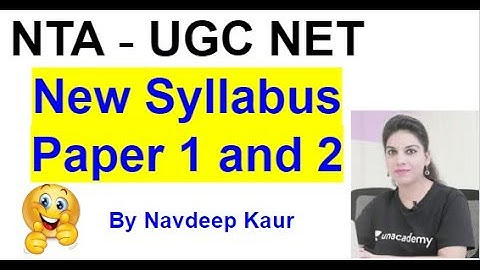 NTA NET June 2019 New syllabus Paper 1 and 2 all subjects