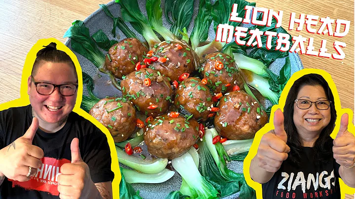 GIANT Lion Head Meat Balls 狮子头  shīzitóu TRADITIONAL CHINESE COOKING - DayDayNews