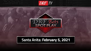 DRF Bets | Santa Anita Race 1 | February 5, 2021
