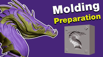 An Easy Way to Prepare 3D Models for Molding - ZBrush Tutorial