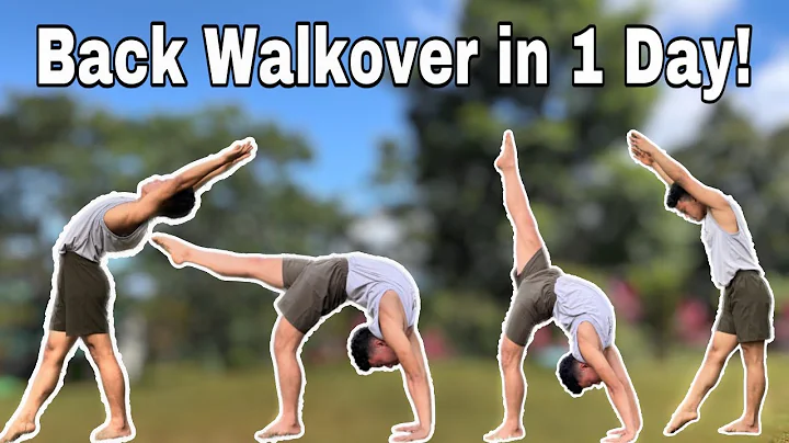 HOW TO DO A BACK WALKOVER IN 1 DAY | Easy steps and effective tips!