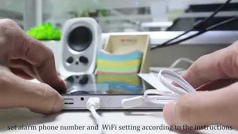 Smart Security System  WiFi+3G 2G GPRS alarm system operation video