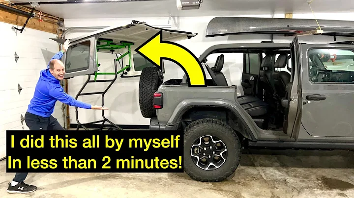 Easily remove a Jeep's Hardtop - Alone - "Top Lift...