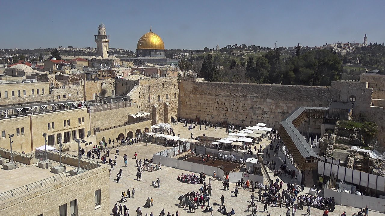 EarthCam Live Western Wall Jerusalem, Israel YouTube