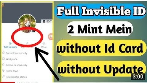 How to create full invisible Facebook account || new trick 2021