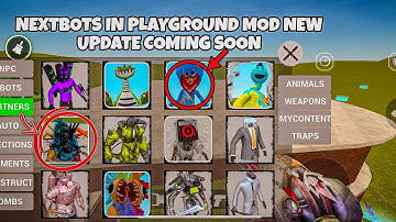 Nextbots in playground mod sandbox in space and GARRY