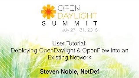 User Tutorial: Deploying OpenDaylight vesves OpenFlow into an Existing Network
