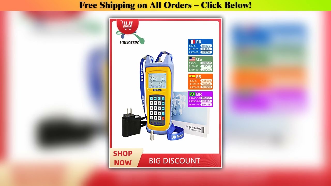 High Precision CATV Signal Level Meter DB-6 TV Field Strength Meter Wholesale Best Quality New