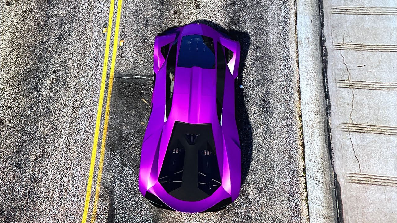 GTA V Online Five amazing paint jobs 02 (Purple) YouTube