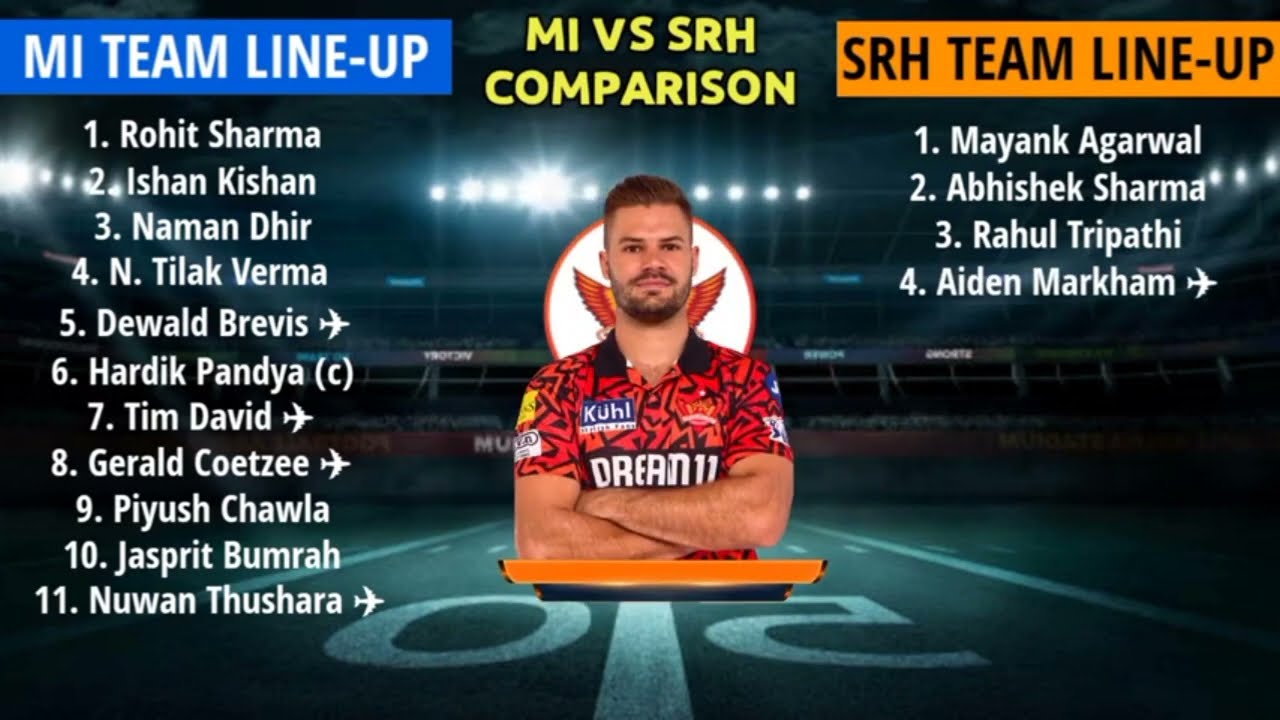 mi vs srh playing 11 || 2024 ipl match