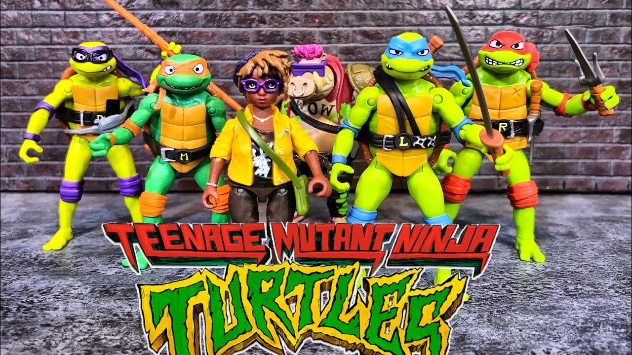 Teenage Mutant Ninja Turtles: Mutant Mayhem Ooze Cruisin' Action Figure Set  - 6pk