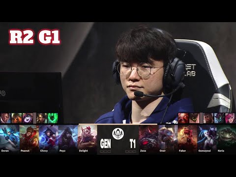   GEN Vs T1 Game 1 Round 2 LoL MSI 2023 Main Stage Gen G Vs T1 G1 Full Game