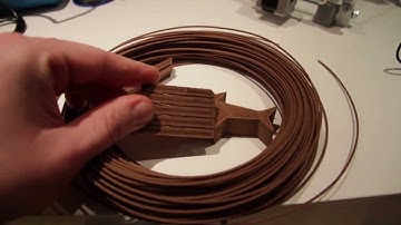 MakerBot Replicator 2 printing LayWood D3 from manufacturer Orbi-tech